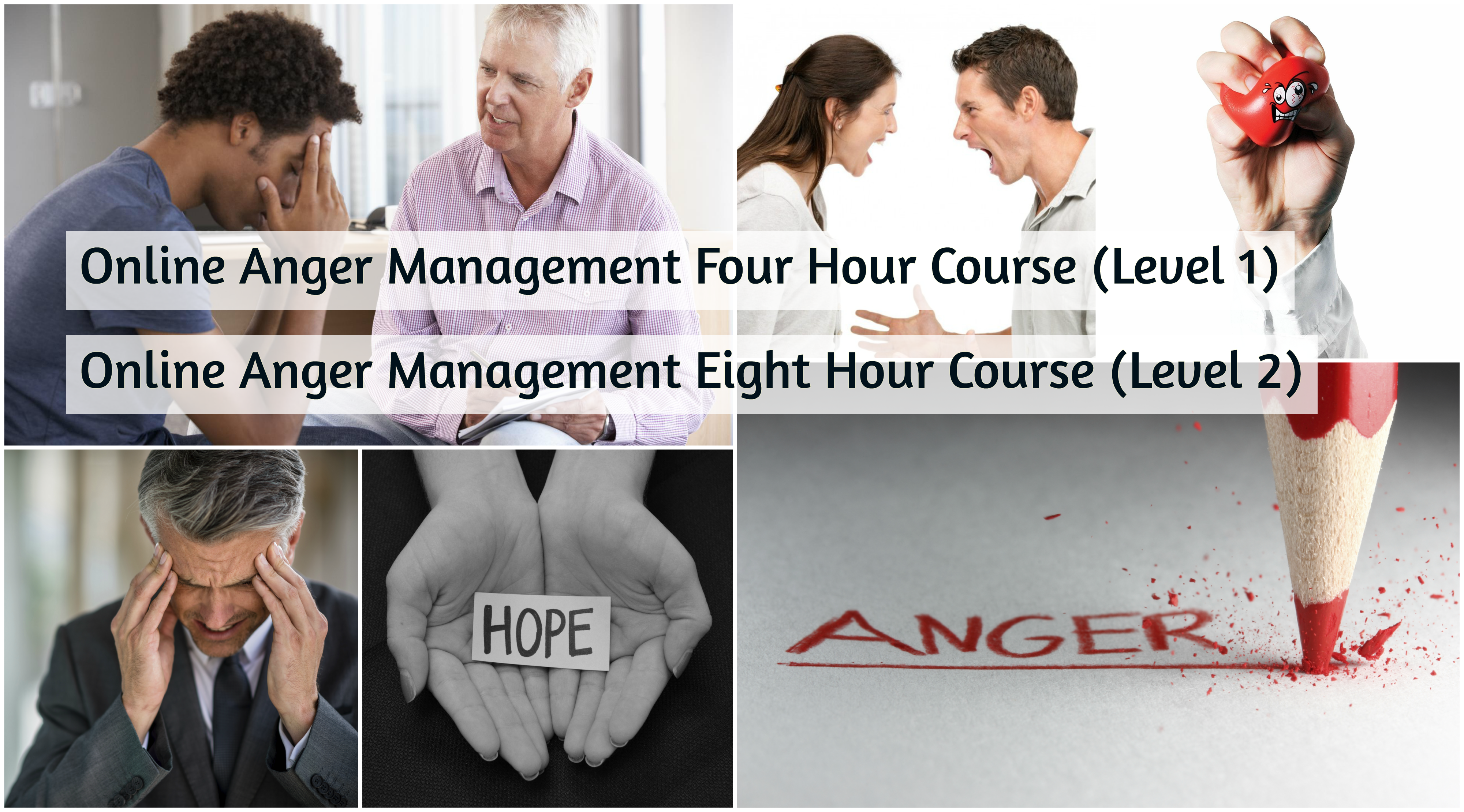 Anger Management Counseling collage